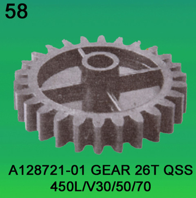 CHINA A128721-01 ENGRANAJE TEETH-26 PARA NORITSU qsf450L, V30, V50, minilab V100 proveedor