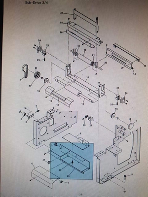 Tablero del recambio de 287071200 Konica Minilab usado proveedor