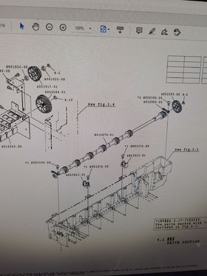 Piezas mejoradas para el engranaje de Noritsu QSS29 Minilab A053917-01 + B014584-01 + A093909 proveedor