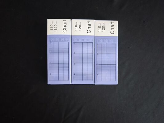 EL05060 Papel de gráficos, 0-1200°C, tipo fanfold & roll, papel de registro de temperatura para instrumentos plegables chino, papel de impresión de mesa proveedor