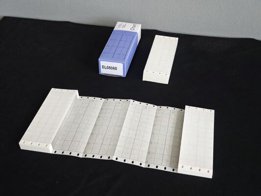 EL05060 Papel de gráficos, 0-1200°C, tipo fanfold & roll, papel de registro de temperatura para instrumentos plegables chino, papel de impresión de mesa proveedor