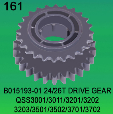 B015193-01 ENGRANAJE IMPULSOR TEETH-24/26 PARA el minilab de NORITSU qss3001,3011,3201,3202,3203,3501,3502,3701,3702 proveedor