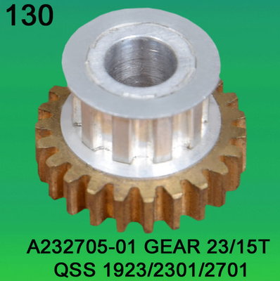 A232705-01 ENGRANAJE TEETH-23/15 PARA el minilab de NORITSU qss1923,2301,2701 proveedor