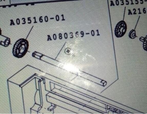 Eje del recambio de A080369 Noritsu Minilab proveedor