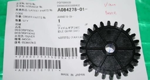 Engranaje A084278 A084278 01 del recambio de Noritsu Minilab proveedor