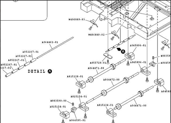 Ring For Noritsu de goma QSS28 29 30 substituto del portador de Minilab 120 para el número de parte A064468X4PCS A064617X2PCS A064472X2PCS proveedor