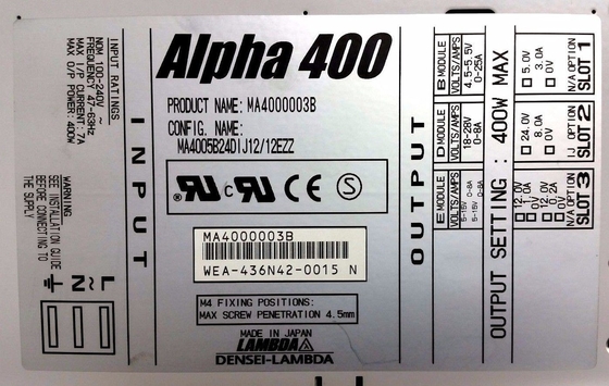 ALFA 400 de la FUENTE de CORRIENTE CONTINUA del punto de congelación 363 563 Minilab de la FRONTERA de 125G03703 FUJI proveedor