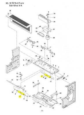 281021004A 2810 rodillo del recambio de 21004 281021004 2810 21004A Konica Minilab proveedor