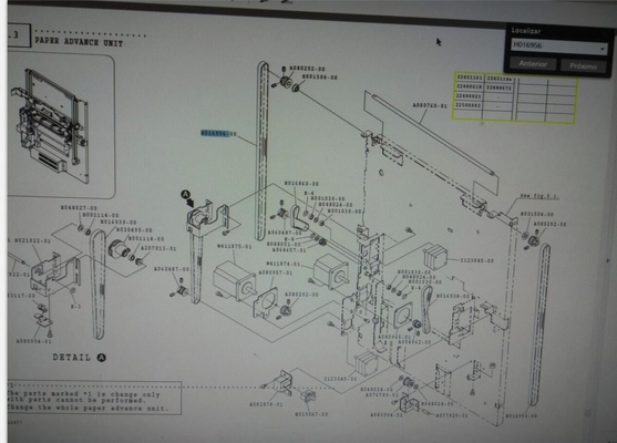 CORREA H016956 H016956-00 de los recambios de Noritsu QSS 3501 Minilab para Photolab proveedor