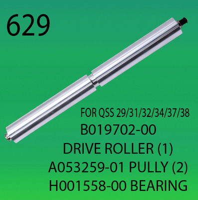 RODILLO de B019702-00-DRIVER (1) - A053259-01-PULLY (2) - H001558 BEARING-FOR-NORITSU-2901-3101-3201-3401-3701-3801 Minilab CONV proveedor