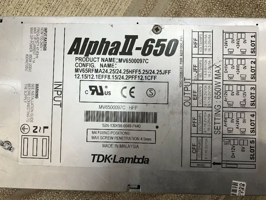 Recambio de Minilab de la frontera 550/570/590 de Fuji de la alfa 650 de la lambda de la FUENTE de alimentación DENSEI proveedor