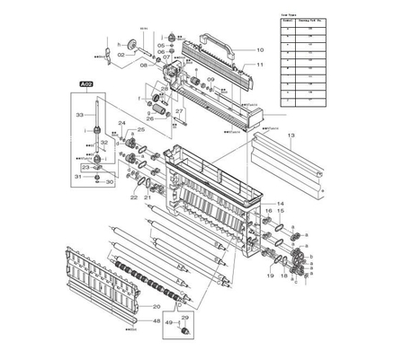 Placa de 349D1060189C 349D1060189D 349d1060189, lado del estante para Fuji 550/570 minilab (PS1) proveedor