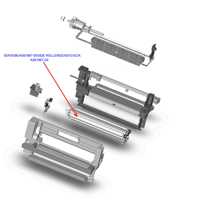 El rodillo del minilab de A081987 Noritsu QSS3501 hizo en China proveedor